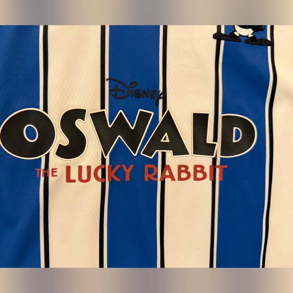 Disney Blue and White Striped Polo Shirt - Picture 3 of 6